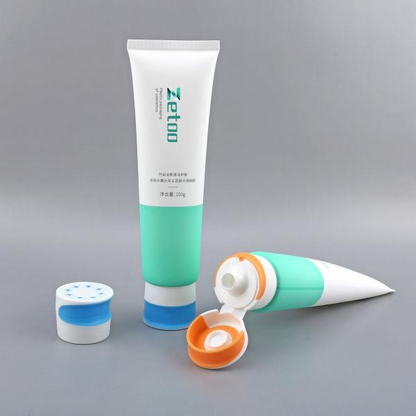 ABL Refillable Toothpaste Container 35ml - 110ml Empty Toothpaste Containers With Flip Top Caps