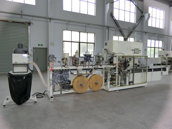 Lady Sanitary Napkin Packing Machine With PLC Control Fully Automatic Type