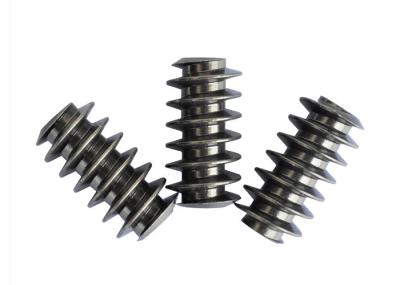 3 Teeth C1144 Worm Gear Assembly 0.8 Module DIN3974 / 9 For Gearbox