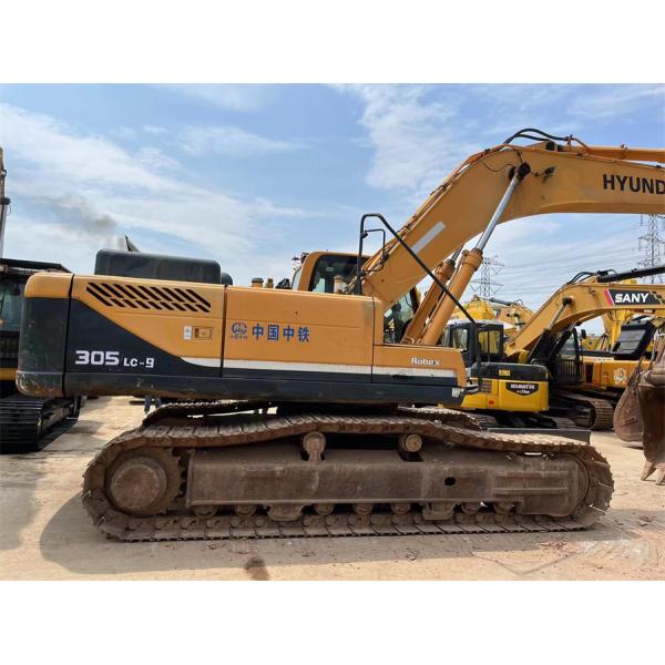 Powerful 30Tons Original Color Hyundai R305LC Excavator Heavy Duty