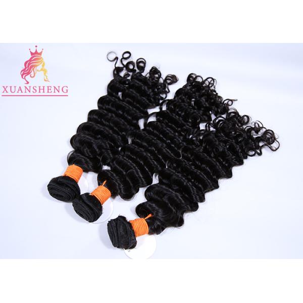 Large Stock Brazilian Human Hair , Malaysia Curly Grade 10A Cuticle Aligned Hair