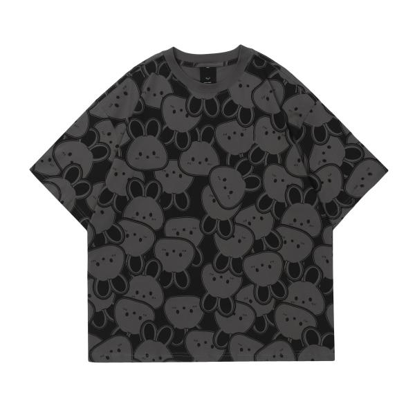 Vêtements de rue unisexe sur mesure 100% coton graphique sur écran imprimé T-shirt