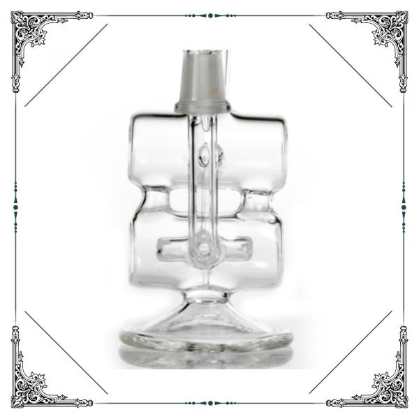 Dab Oil Rigs Bongs Baby Double Barrel Smoking Water Pipe Bubbler