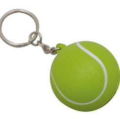 New promotion creative product tennis ball star Stress keyring customed logo
