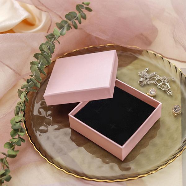 Small Handle Jewelry Drawer Packaging Box 5*5*4cm Match Cardboard Paper