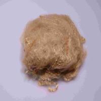 Matériau de polyester en PSF à faible fusion de 64 mm en fibres Staple courtes recyclées brunes