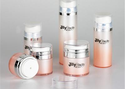 Render orange cover head transparent bottle body cylinder Empty Makeup Containers