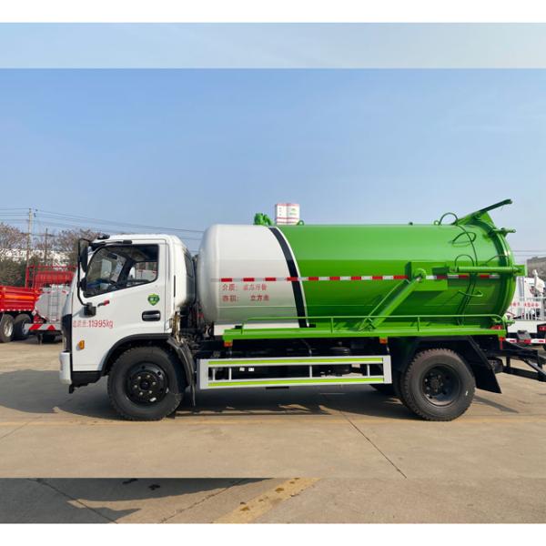 Customized  4*2 Cheapest Price Mini  5000 Liters 8000 Litets  Vacuum Truck Sewage Suction and Septic Tanker