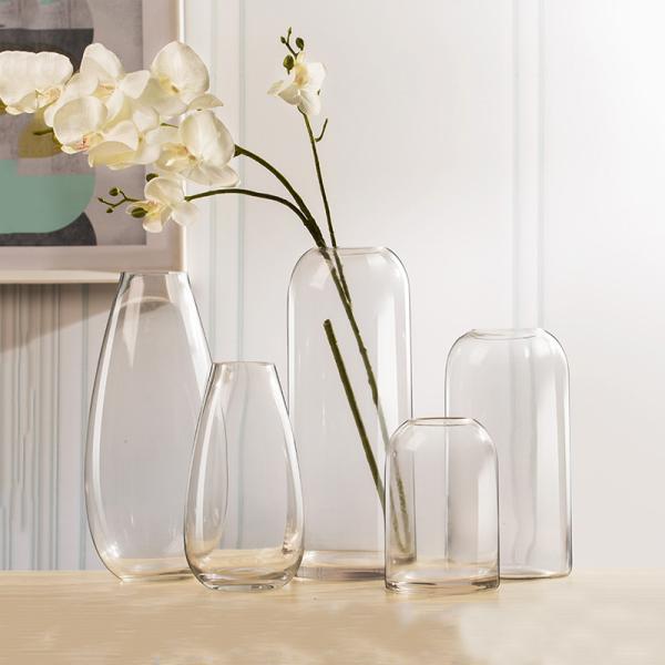 Wholesale High Quality Wedding Decorative Clear Glass Vase