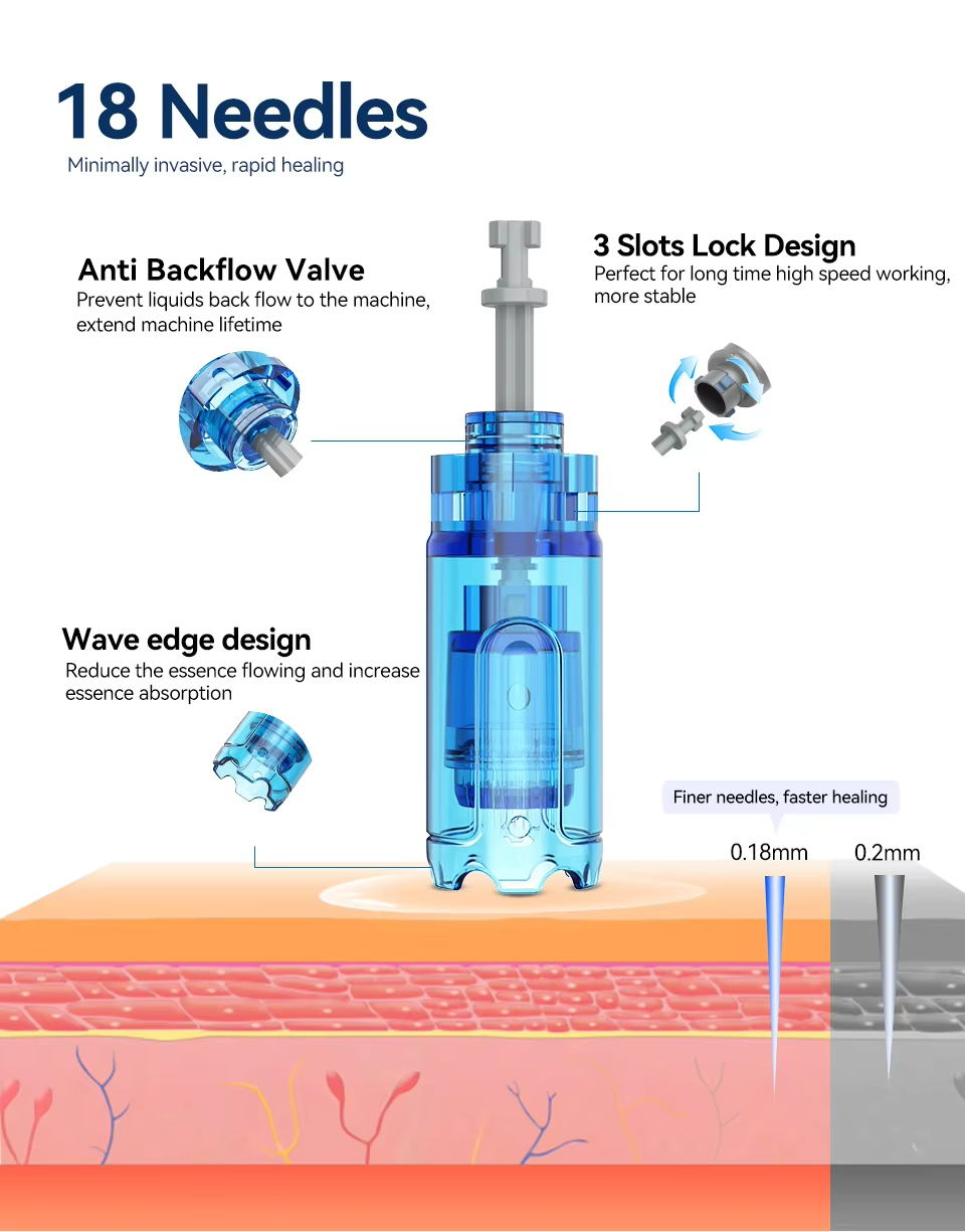 Microneedling Derma Pen Wireless Electric Microneedle Device For Improving Skin Firmness Radiance And Promoting Nutrient Absorption