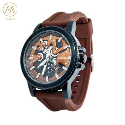 Wholesale Fashion Custom logo Men Watches New Designer Customization Quartz Silicone Strap Watches