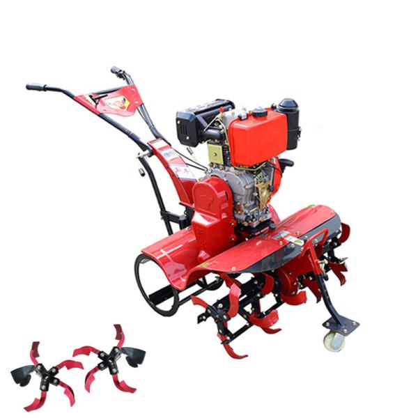8hp Hand Tiller Cultivator with Easy Operation and Newly-Designed Diesel Engine Type