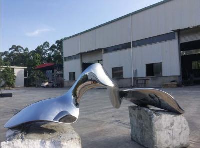 Metal Outdoor Modern Abstract Sculpture Surface Polished Garden Ornaments
