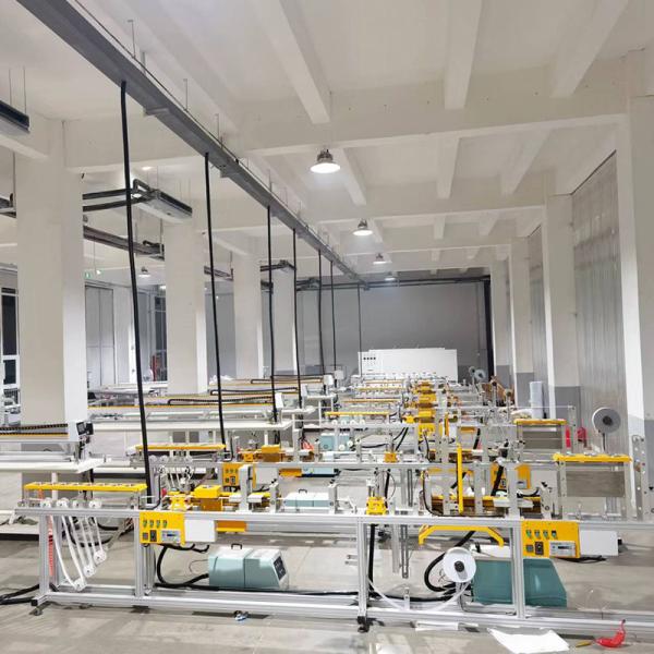 Máquina de fabricação de persianas semiautomáticas de honeycomb e poupança de tempo para uma resposta rápida