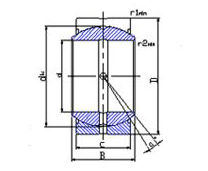 GE 17 ES/GE 17 ES 2RS Spherical Plain Bearing With Sliding Contact Surfaces