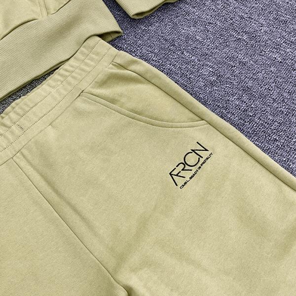 Customized Printing Label Hoodie Sweatpants Tracksuit Set For Men 2 Piece Leggings Sportwear Set