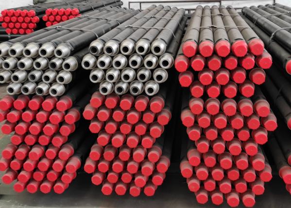 Hard Rock Carbon Steel Integral Drill Rods for water drill truck