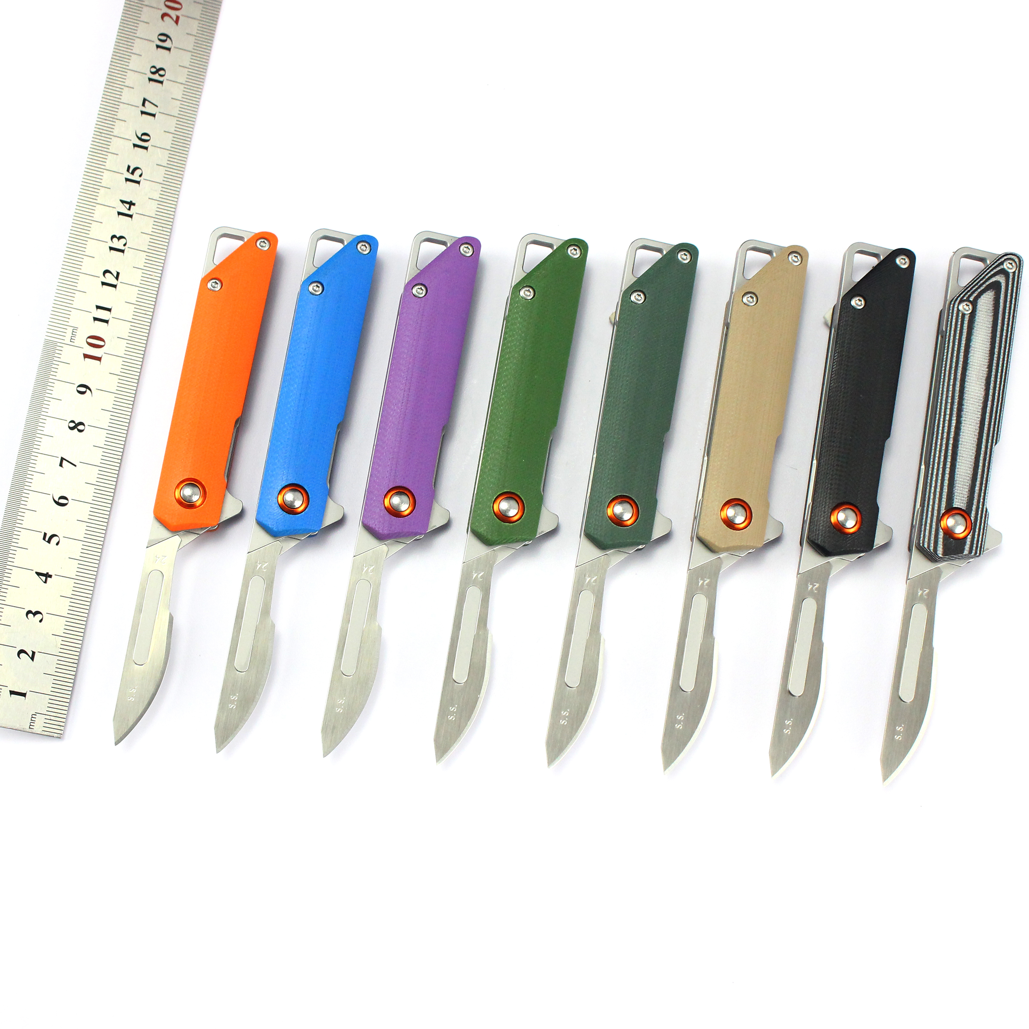 Factory Direct Customizable G10 Handle Scalpel Portable Mini Pocket Knife