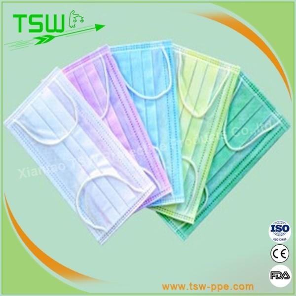 TYPE IIR 3 Ply Disposable Medical Face Mask CE FDA ISO 13485