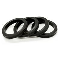 Negro 90 Shore A 2 polegadas FKM HNBR Hammer Union Seal Vee Lip Tipo Seal Anel