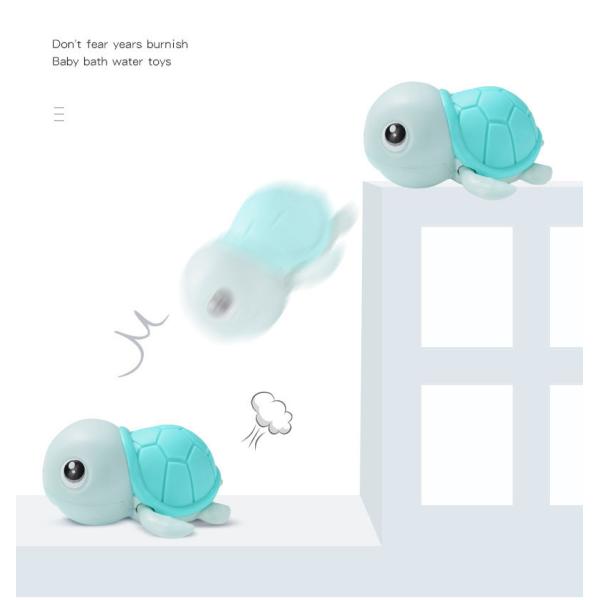 Water Bath Toy for Toddlers 1-3 Years Old Cute Animal Clockwork Bathtub Swimming Pool
