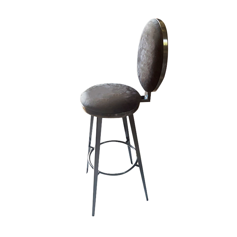 Stainless Steel Metal Bar Stool High Chair For Hotel Bar Wedding Event Wholesale