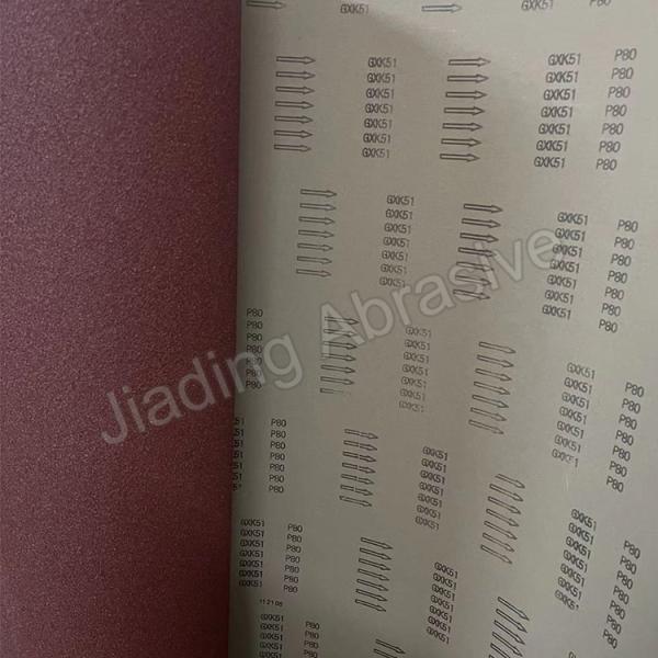 Resin-Over-Resin Cotton Abrasive Cloth Roll Grit size 40-240 for OEM X Aluminium Oxide