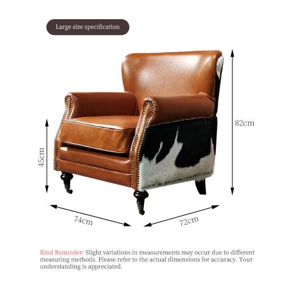 Nidea #8818 Antique Leather Chesterfield Club Lounge Sofa Chair Handmade Living Room Furniture Modern Classic Design