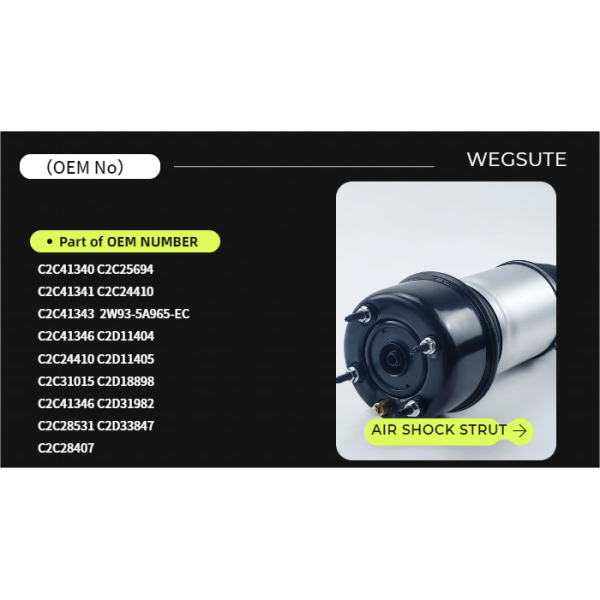 Jaguar XJ X350  (2003-2007) XJ358 (2007-2009) Rear Left/Right Air Suspension Shock Absorber C2C41346