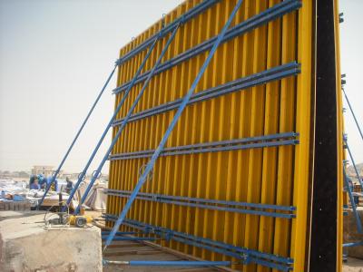 Custom Concrete Wall Formwork Concrete Wall Form , Lightweight 55-60kg/m2