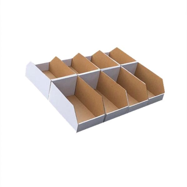 Carton d'étagère personnalisé pour la classification des produits, boîte de rangement, boîte d'exposition, présentoir de supermarché