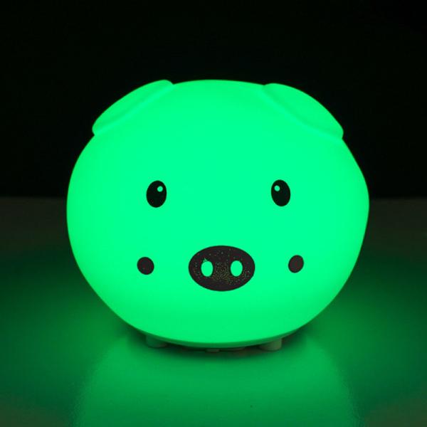Luz noturna de pinguim ajustável com alimentação USB