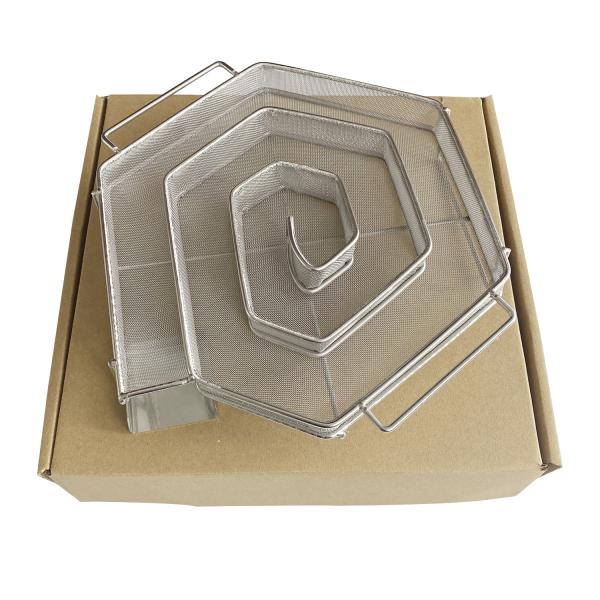 Hexagonal Barbecue Grill Cooking Tools Wood Chip Smoker BBQ Smoke Generator
