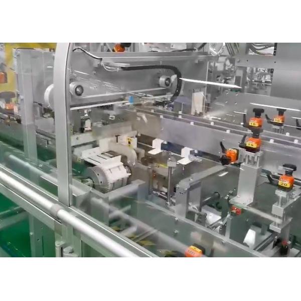 Intermittent Horizontal Cartoning Machine 45~60 Pieces / Min Paper Packaging