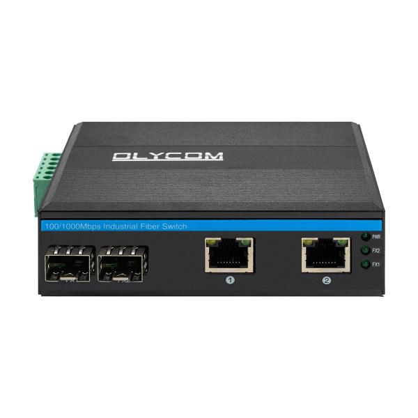 4 ポート ギガビット ネットワーク スイッチ SFP ファイバー 産業用 無管理 CE 扇風機なし