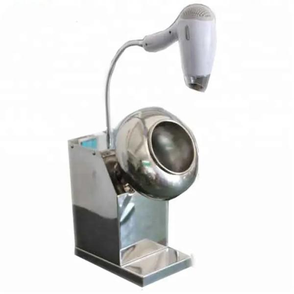 Indústria Farmacêutica Laboratório Máquina de revestimento de comprimidos Pequena máquina de revestimento de panelas de açúcar Equipamento