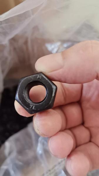 Alloy Steel A194 GR. 7 Heavy Hex Nuts Metric Fasteners Standard ASME B18.2.6M For Structural Applications