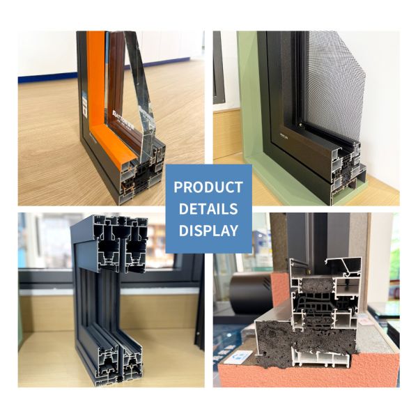 Custom Size Modern Aluminum Alloy Sliding Door with Thermal Insulation for Commercial & Residential Use Including Bathroom
