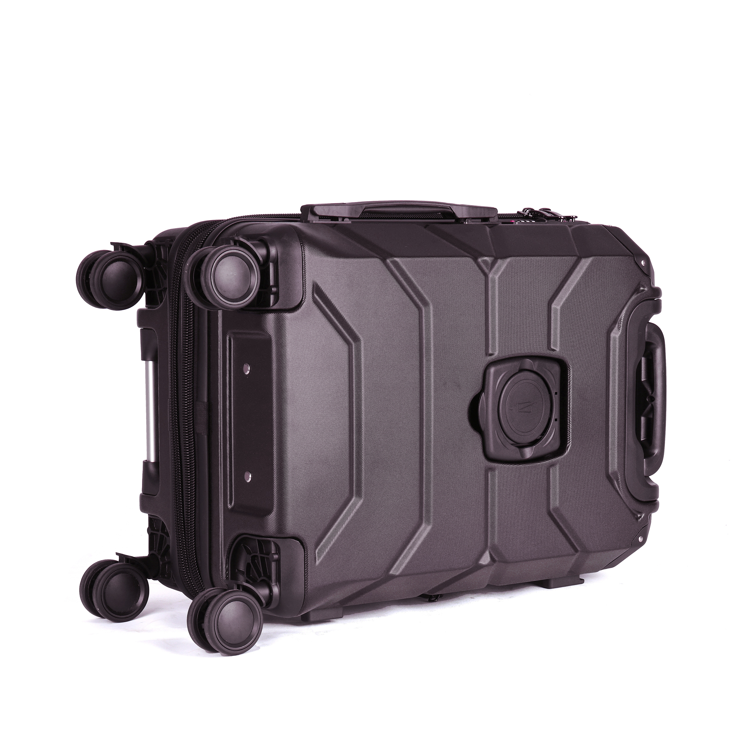 Unisex 20/24/28 Inch Trolley Luggage Set Double Layer Spinner Caster Explosion-Proof Zipper Bottom Handle Outdoor Usage ABS PP