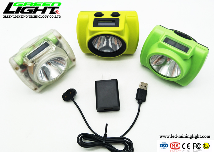 лампа крышки горнорабочих СИД 385lum 9000lux 6800mAh с заряжателем USB
