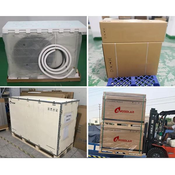 DC AC DUAL POWER Solar Panel Air Conditioner 18000btu 24000btu 9000btu 12000btu for Home