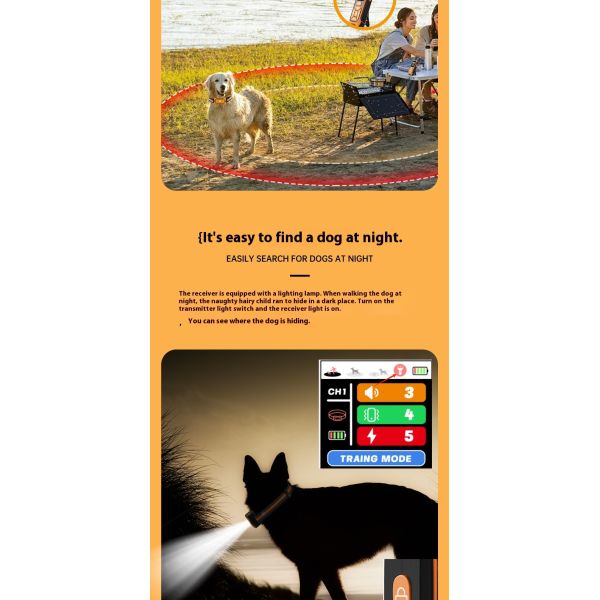Precision Dog Trainer Multi-Functional Hand-Held Wireless Electronic Fence Forbidden Zone Waterproof IP67 Pet Training Supplies