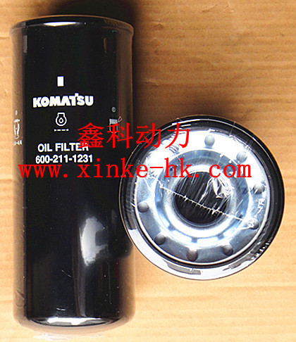 Japan,KOMATSU Diesel engine parts， KOMATS OIL FILTERS,600-211-1231