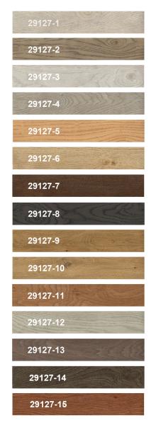 Anti Slip Herringbone SPC 5mm 6mm Waterproof Gray Brown GKBM FT-W29127-4