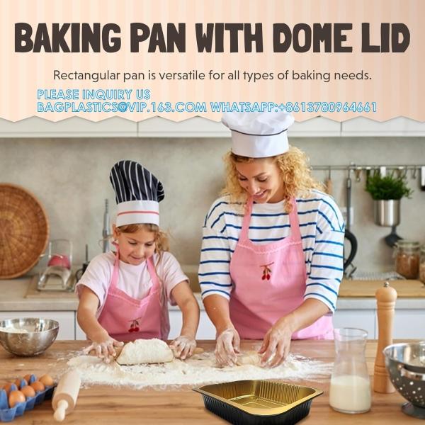 11x7 Inch Heavy Duty Baking Foil Pans For Homemade Cakes And And Entree'S - Oven Safe Large Pan Container
