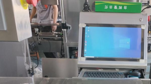 MediSpeed Automatic Label Applicator Machine For Bottles 180 bottles/min