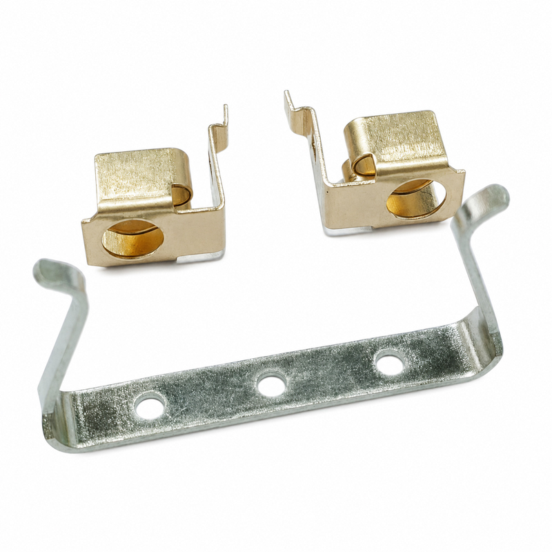 Copper/Barss Plated Latch & Horn Clips Live & Neutral Terminals Socket Sleeves for DIN European Standard Plug ISO 9001 Certified