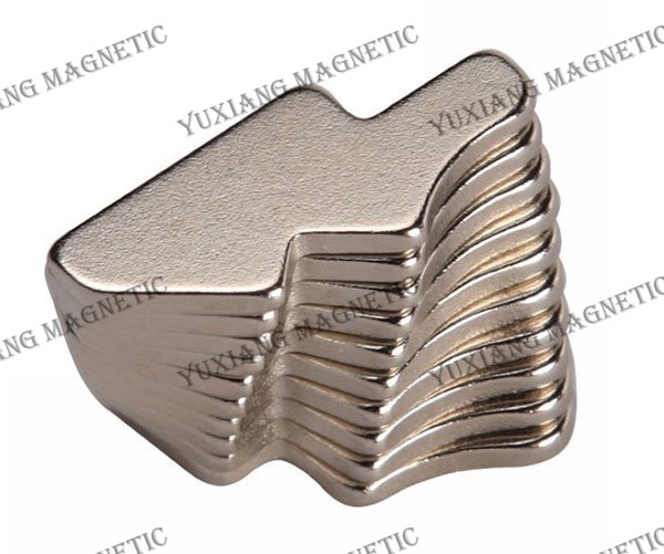 Special Custom Shaped Magnets , Strong Neodymium Magnets Nickel Coating
