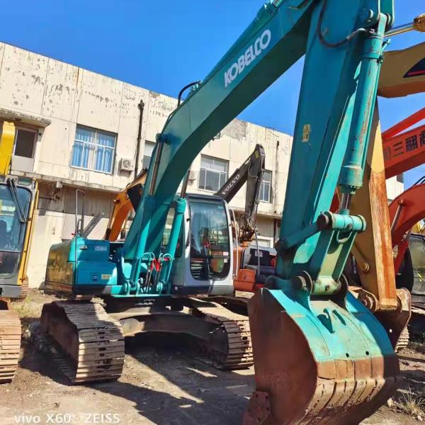 Customized Used Kobelco Excavator 107KW Mitsubishi Engine 20ton 0.8m² Bucket Capacity