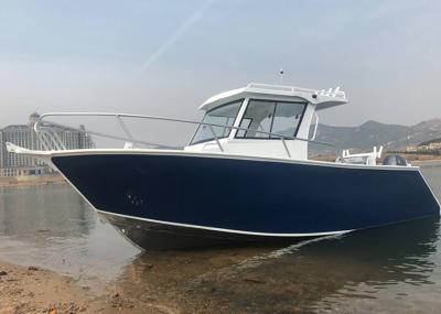 5mm Marine Grade Cuddy Cabin Boats Aluminum River Boats Smooth Deep V Design